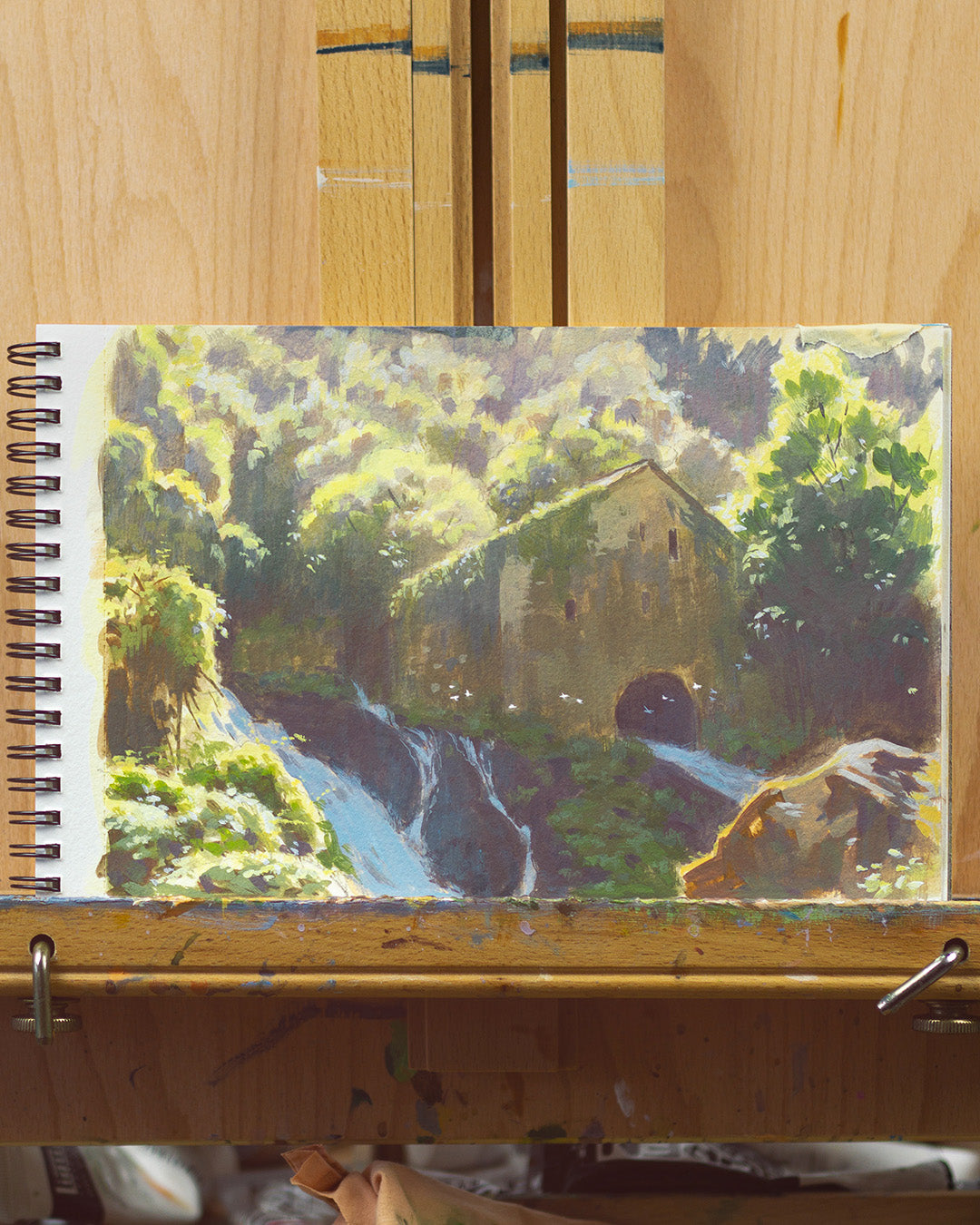 Sketch 08 - Moulin dans la forêt
