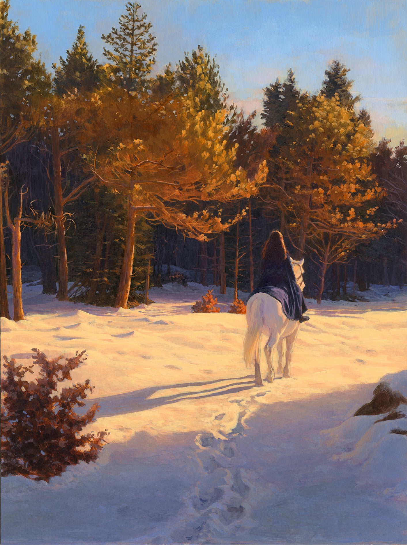 Dans la douce chaleur de l'hiver - Print