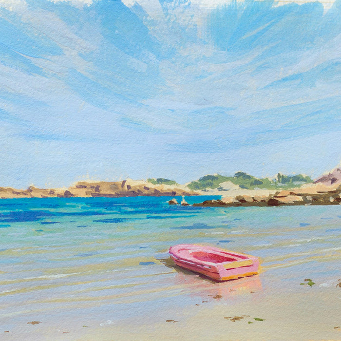 Sketch 12 - Petit bateau en bretagne