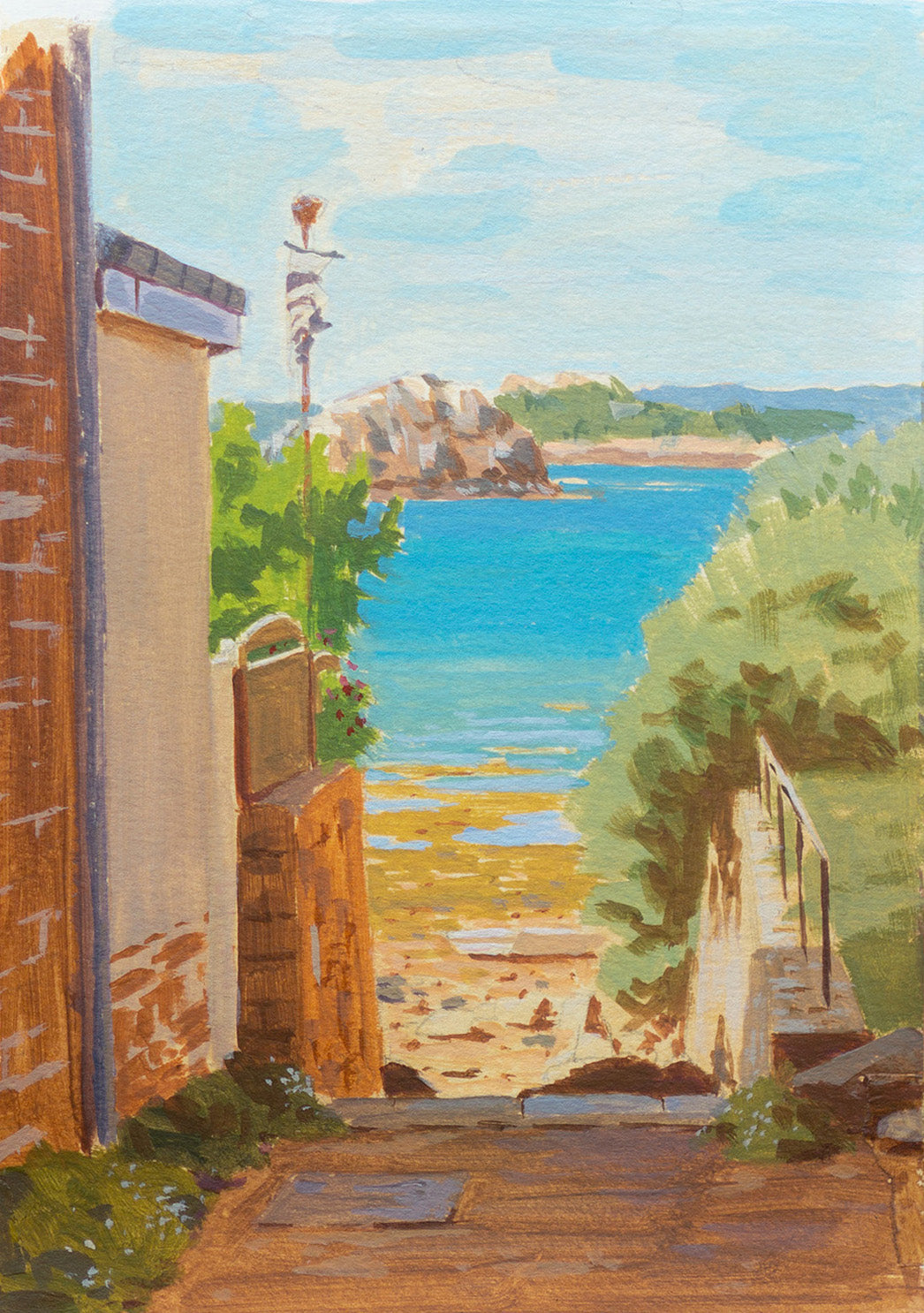 Sketch 14 - Island in Brittany