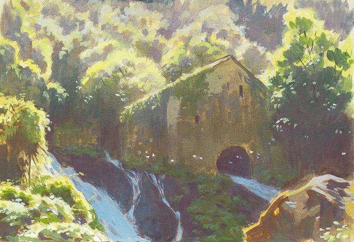 Sketch 08 - Moulin dans la forêt