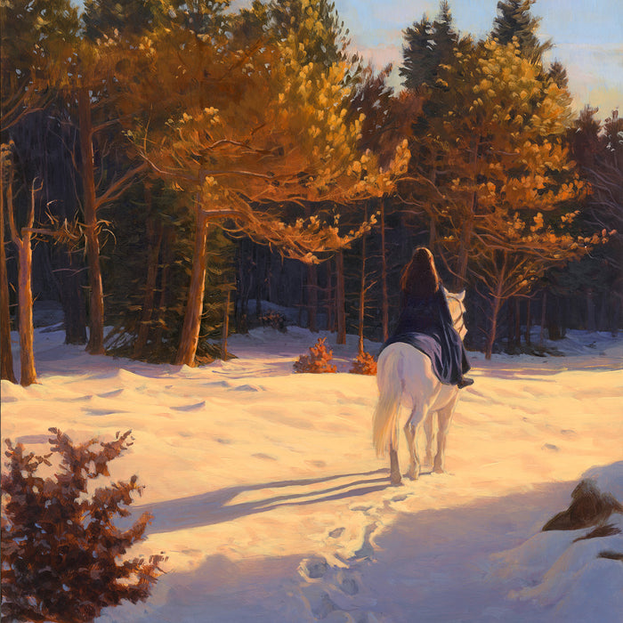 Dans la douce chaleur de l'hiver