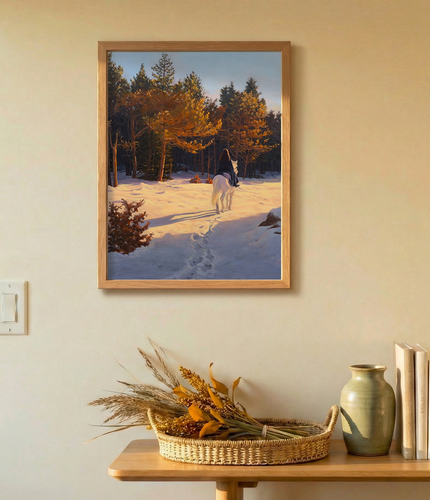 Dans la douce chaleur de l'hiver