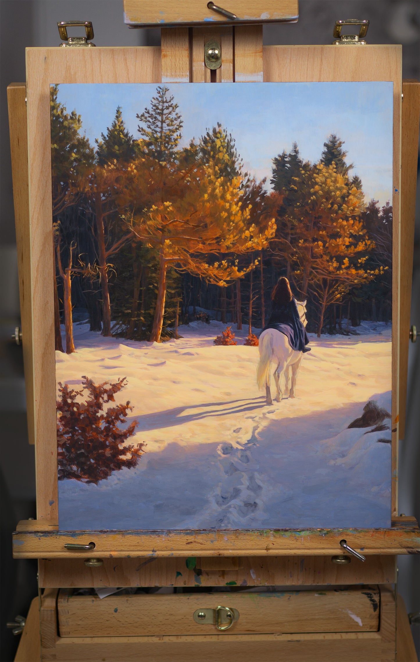 Dans la douce chaleur de l'hiver