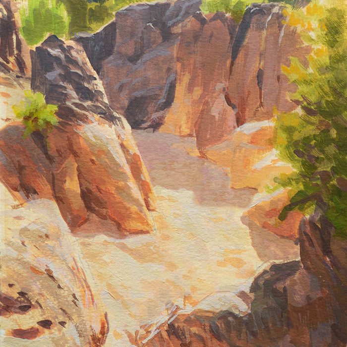 Sketch 09 - Rochers ocres