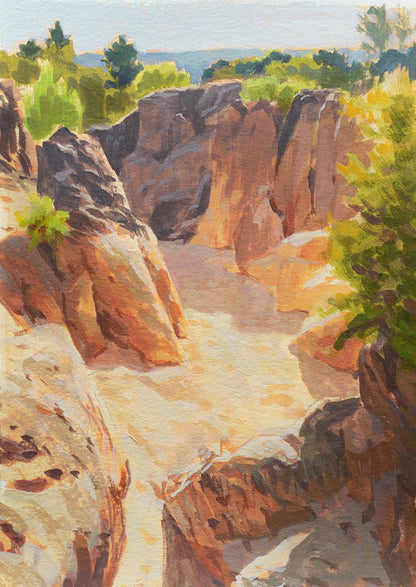 Sketch 09 - Rochers ocres