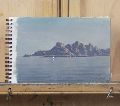 Sketch 07 - Rochers dans les Calanques